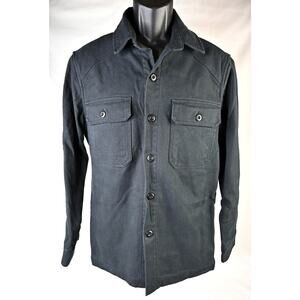 Taylor Stitch Men's Boss Duck Blanket Lined Shacket Small/38 Charcoal